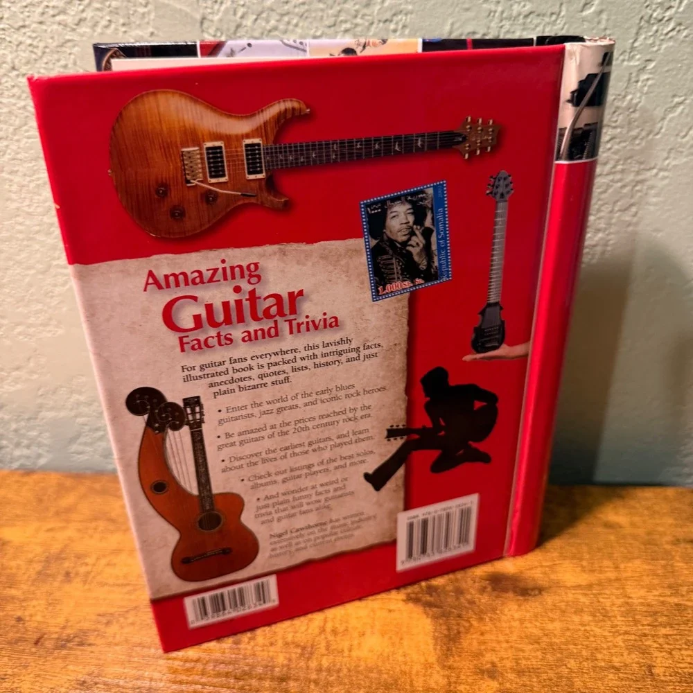 Amazing Guitar Facts and Trivia Nigel Cawthorne Hardcover Book 2011 Chartwell
